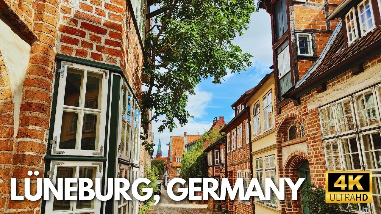 Lüneburg Germany Walking Tour 4K 🎥 Historic Old Town, Market Square & Streets