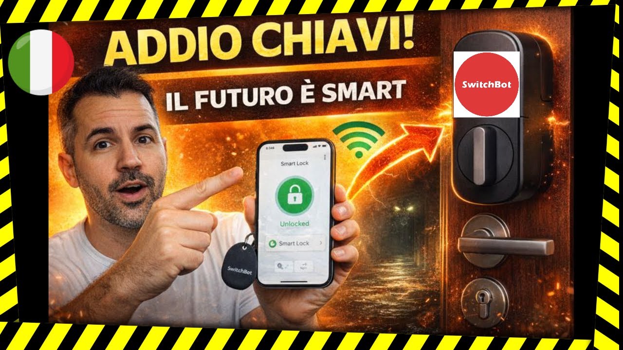 SwitchBot Smart Lock: ADDIO ALLE CHIAVI! 🔐 La Serratura Intelligente che Rende Smart Casa