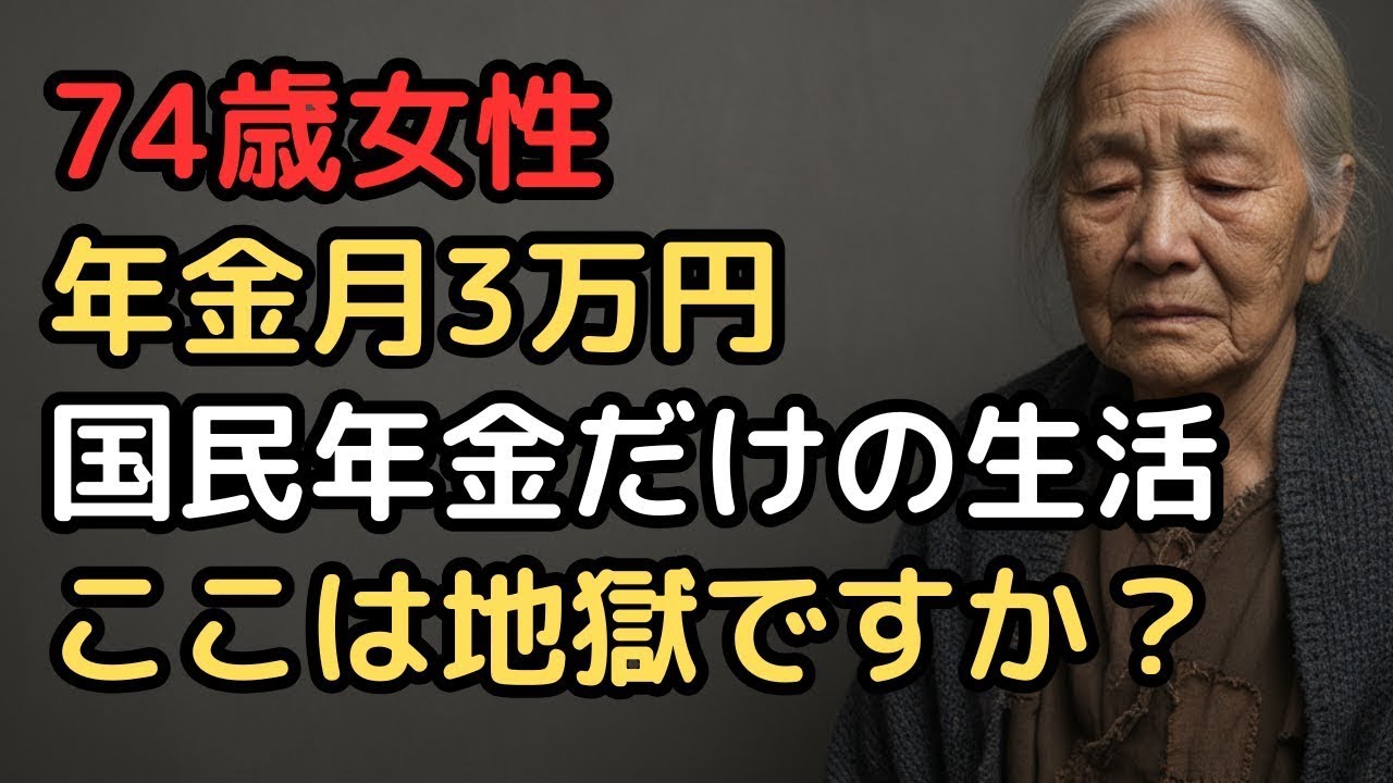 年金月3万円で生きる74歳女性の過酷な日常…国民年金だけでは地獄すぎる現実