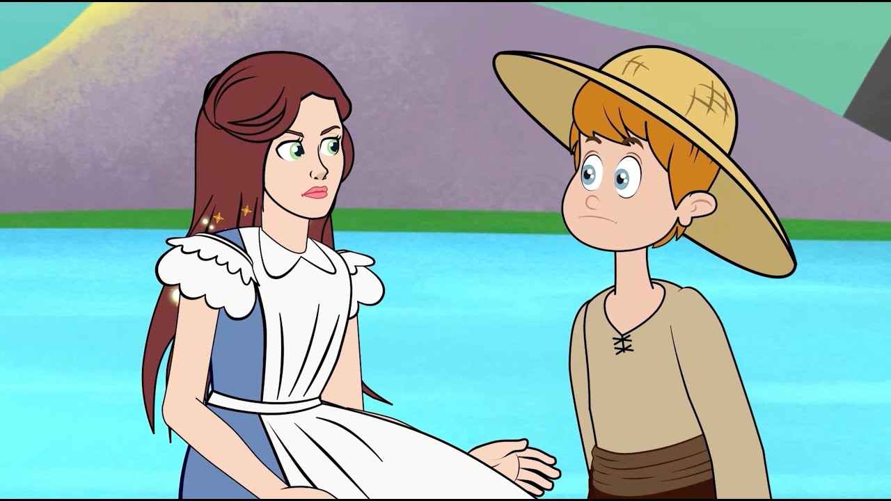 La Petite Gardeuse d'Oies | Conte pour Enfants | dessin animé en français avec les P'tits z'Amis