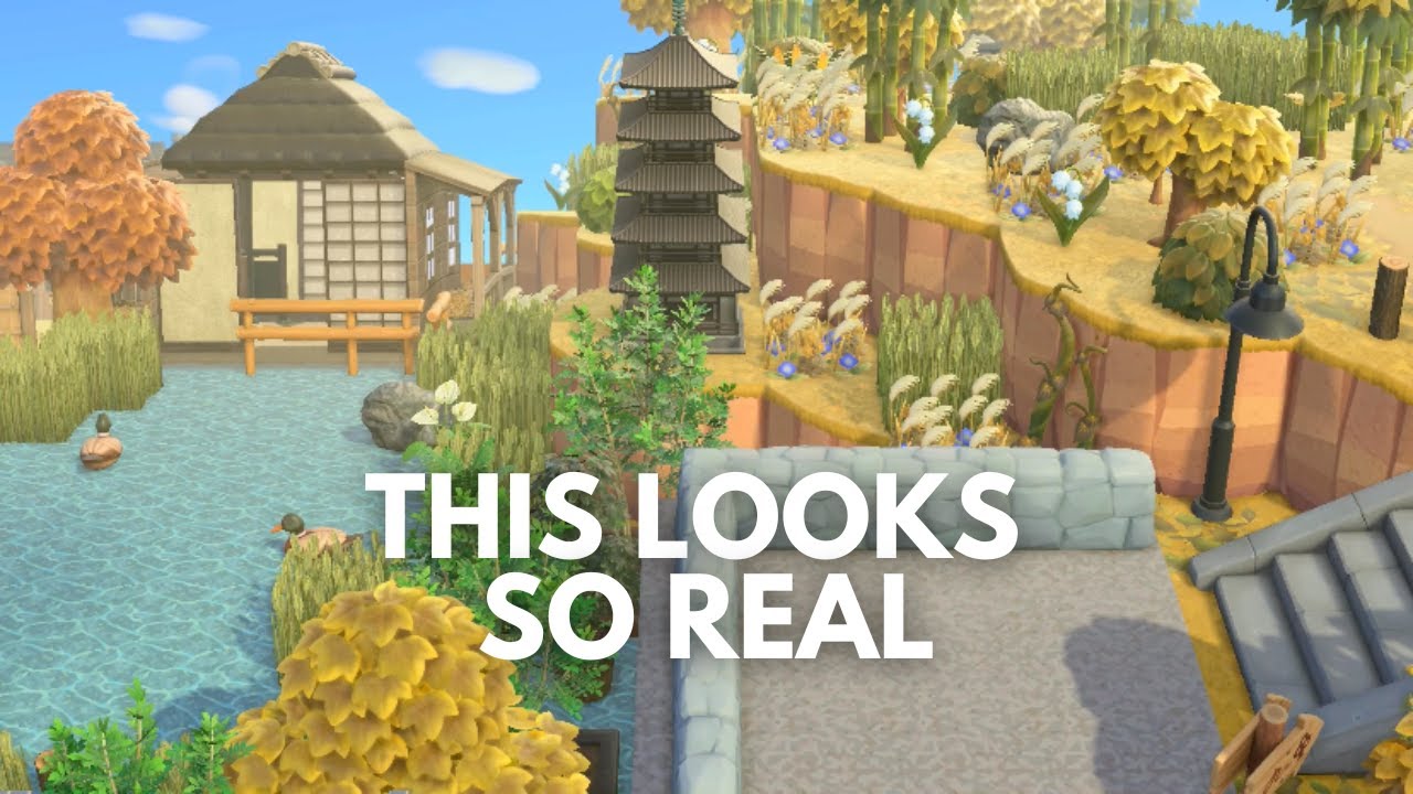 РЕАЛИСТИЧНЫЙ остров в японском стиле | Тур по острову Animal Crossing New Horizons