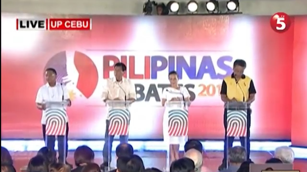 PiliPinas Debates 2016 sa UP Cebu (March 20, 2016) | 
