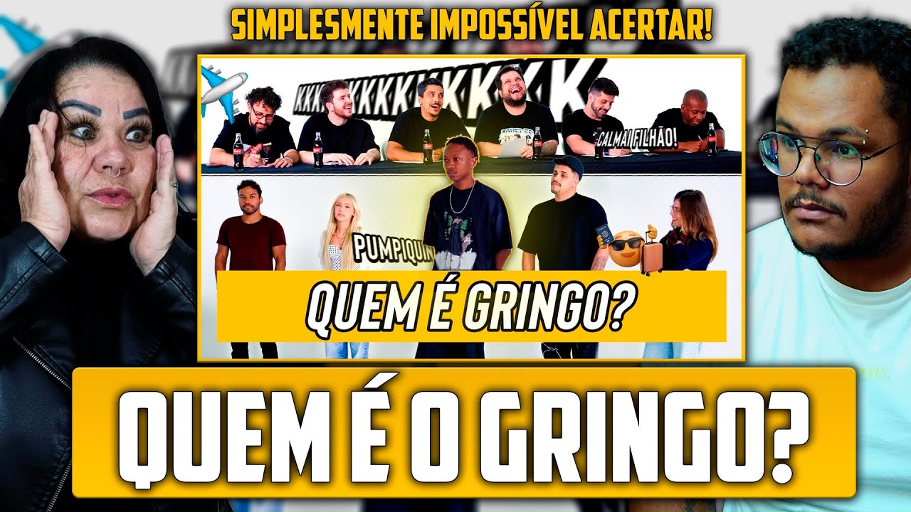 Fomos ENGANADOS! 😂 | SOGRA REAGE: QUEM É GRINGO? - Aqueles Caras | REACT