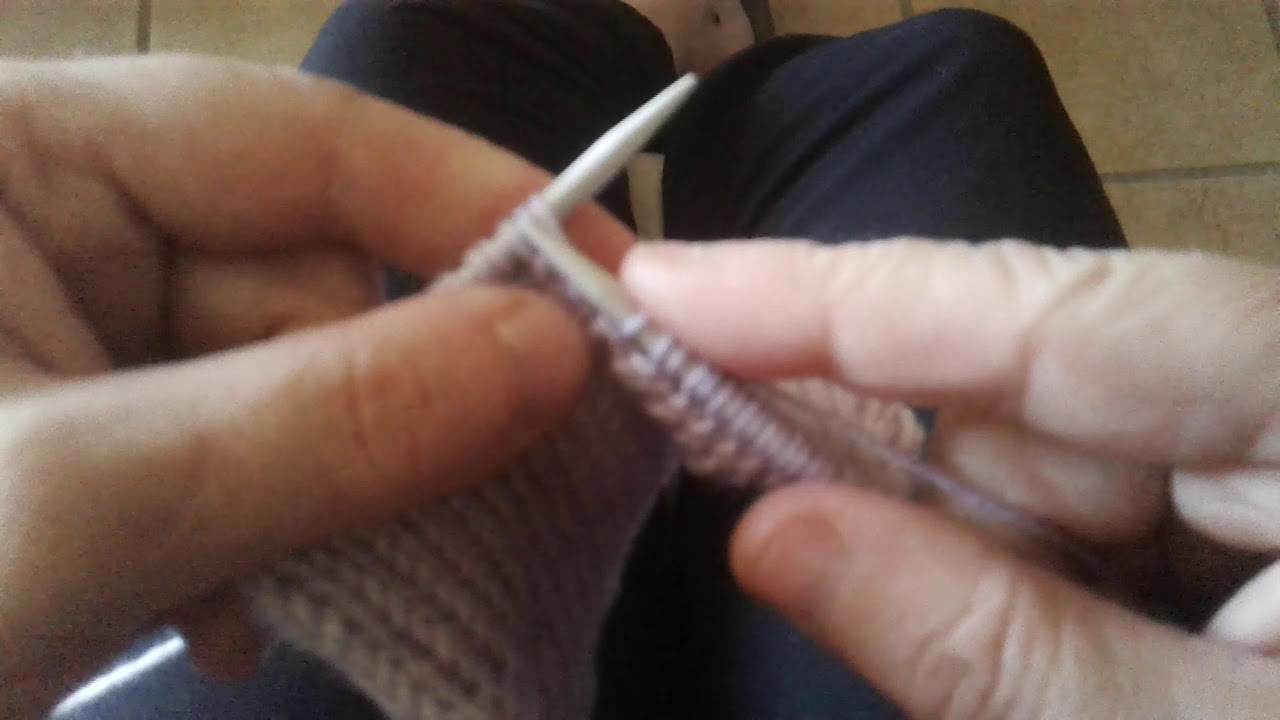 jersey double au tricot