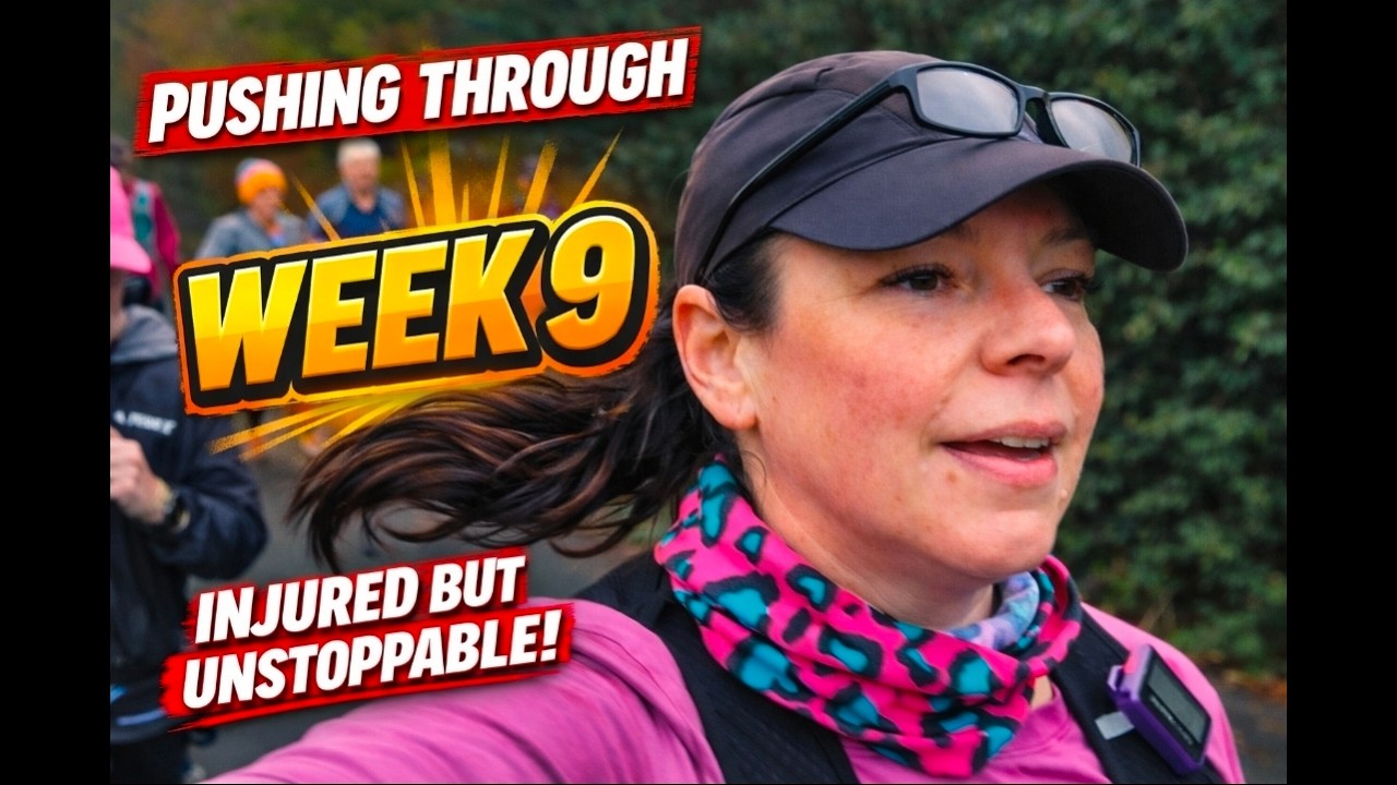 London Marathon Training Week 9 INJURED... But still showing up!