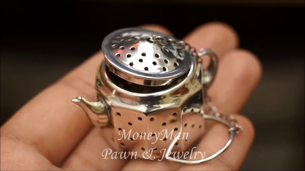 MoneyMan Pawn Jewelry - Sterling Silver Tea Infuser