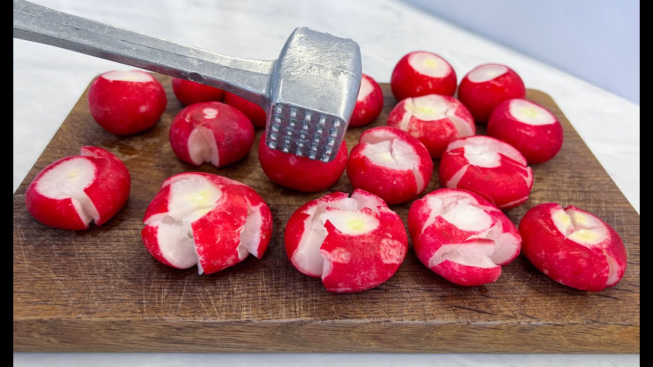 Отбитая Редиска / Салат из Редиски / Маринованная Редиска / Radish Salad