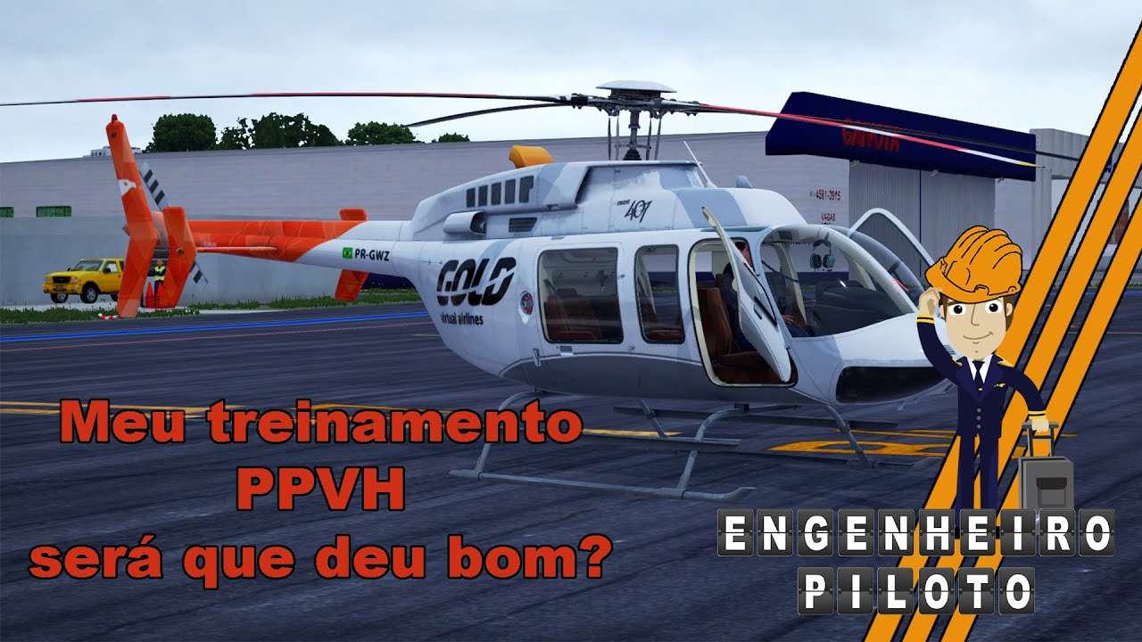 Xplane 11 / Bell 407 Treinamento de Helicóptero - REH São Paulo / Rotas Especiais para Helicóptero