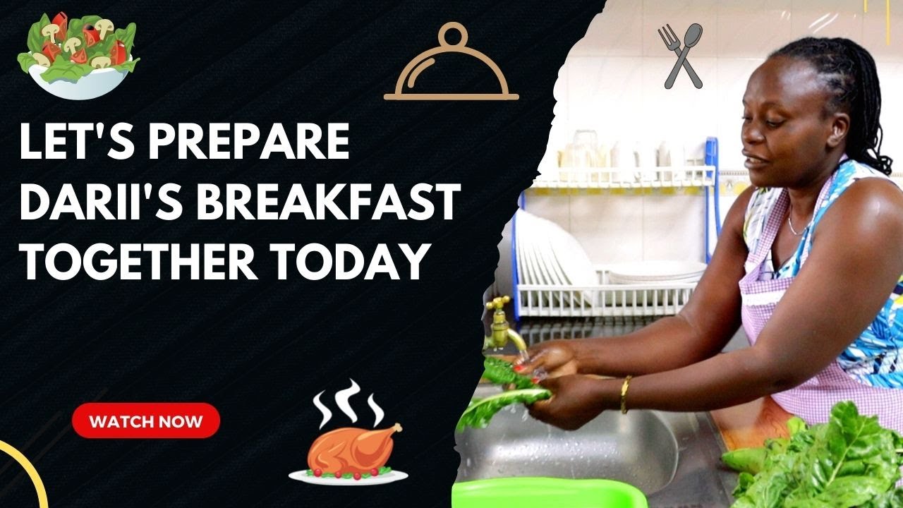 Let's prepare darii's breakfast together today💪💪