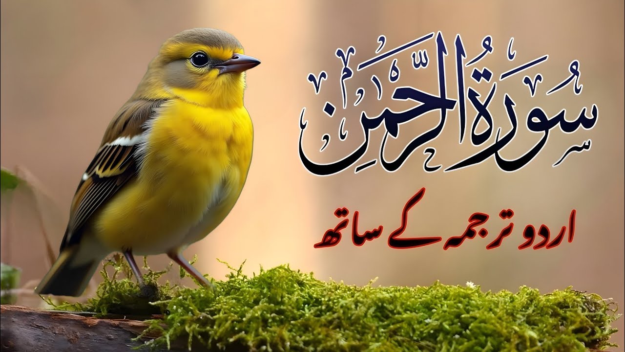 Surah Rahman Urdu Tarjuma k Sath Qari Abdul Basit Abdul Samad