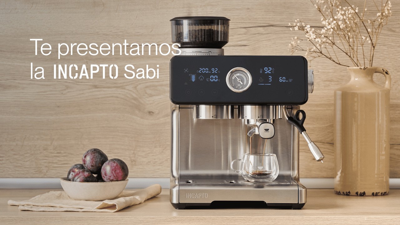 Te presentamos nuestra cafetera semiautomática INCAPTO Sabi
