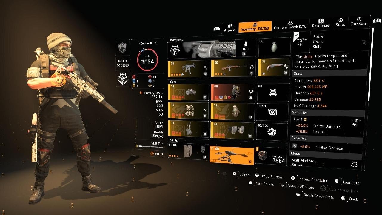 I explain SMG Build Perfect Spark/ In Sync Tom Clancy's The Division 2
