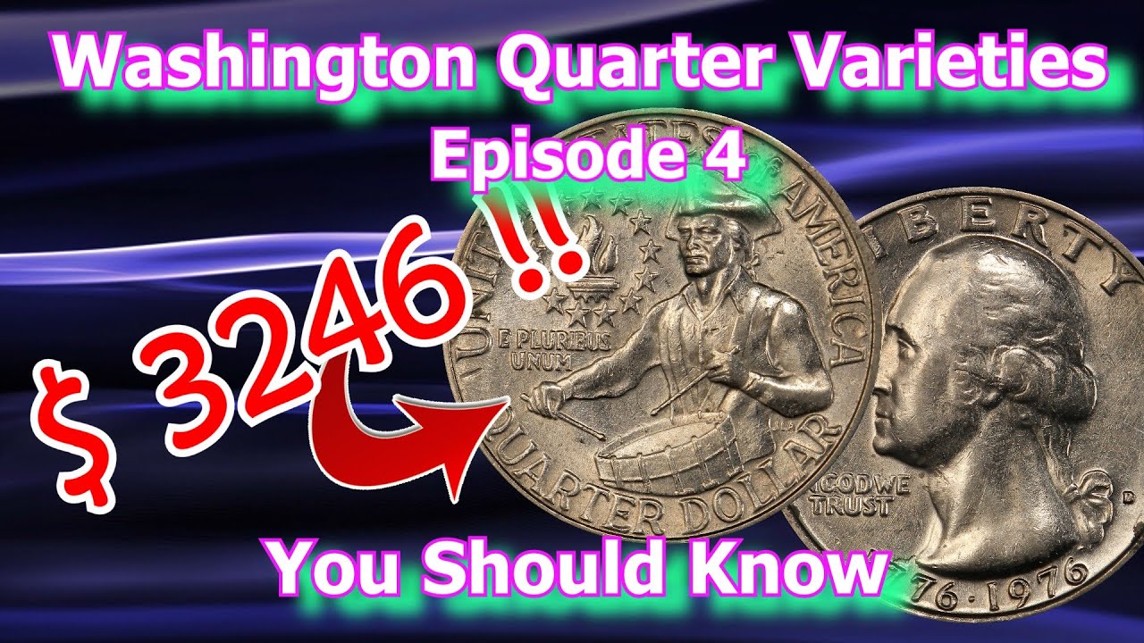 Washington Quarter Varieties You Should Know Ep.4 - 1947, 1959, 1976