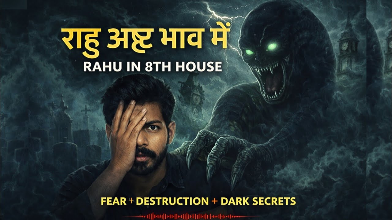 Rahu in 8th House Impact & Reality (No Fear, Only Truth)