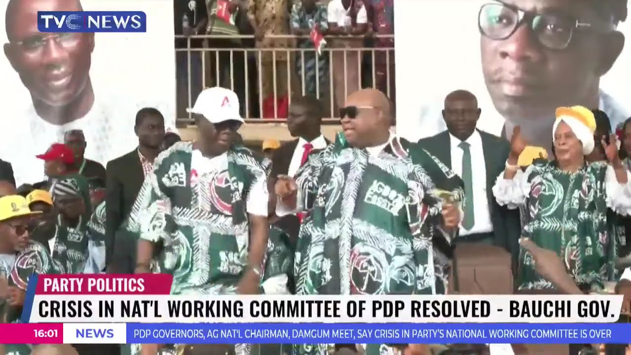Crisis In National Working Committee Of PDP Resolved - Bauchi Gov.