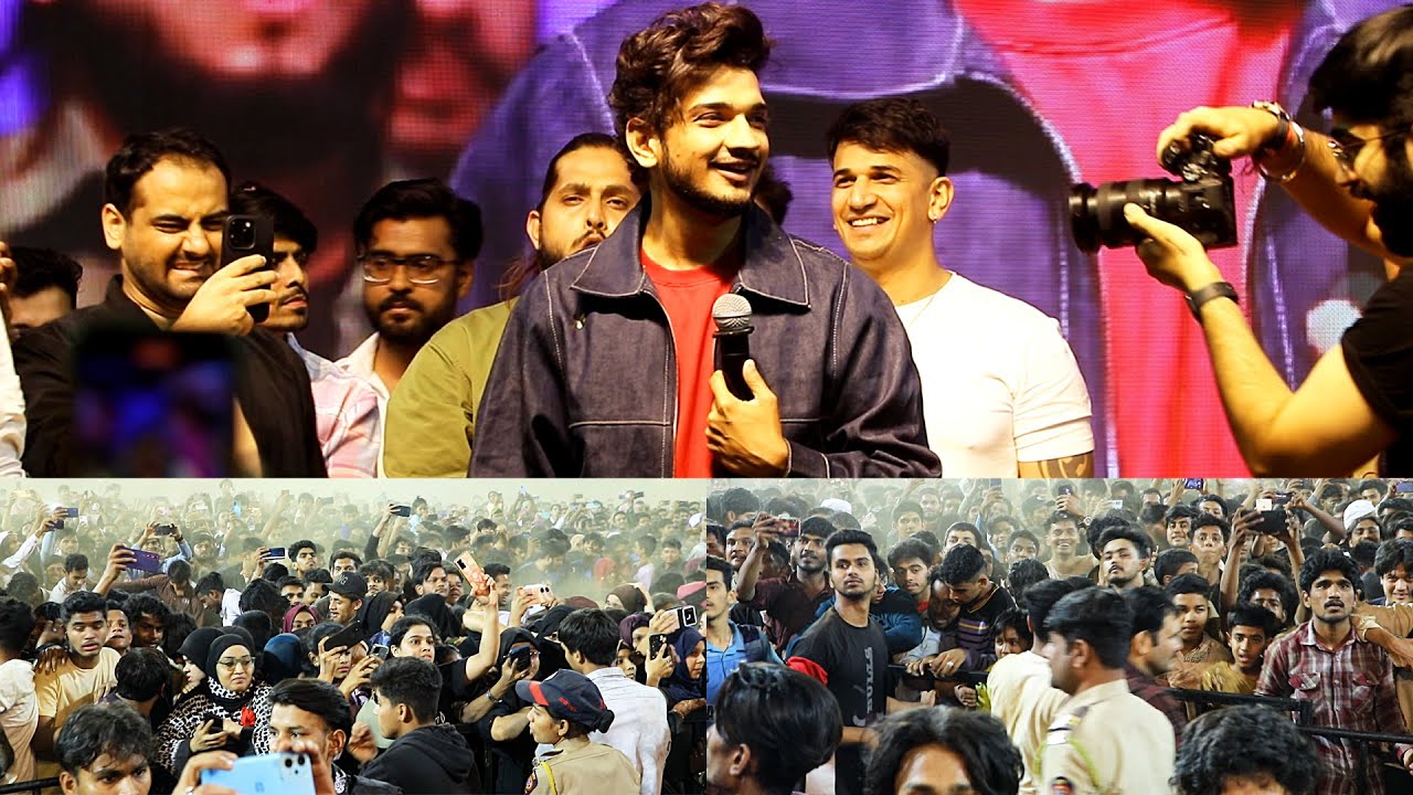 Munawar Faruqui and Prince Narula FANS Meetup At Abdul Kalam Azad Stadium In Mumbra | Part 2