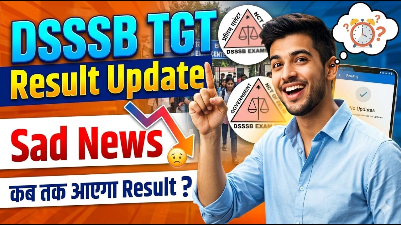 #DSSSB #TGT_PGT Result Update ✅ Kab Tak Ayega Result ❓ BY Nishant Sir