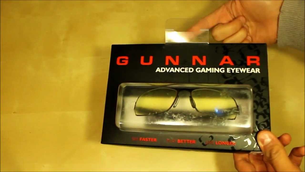unboxing occhiali da gaming gunnar phantom gloss onyx