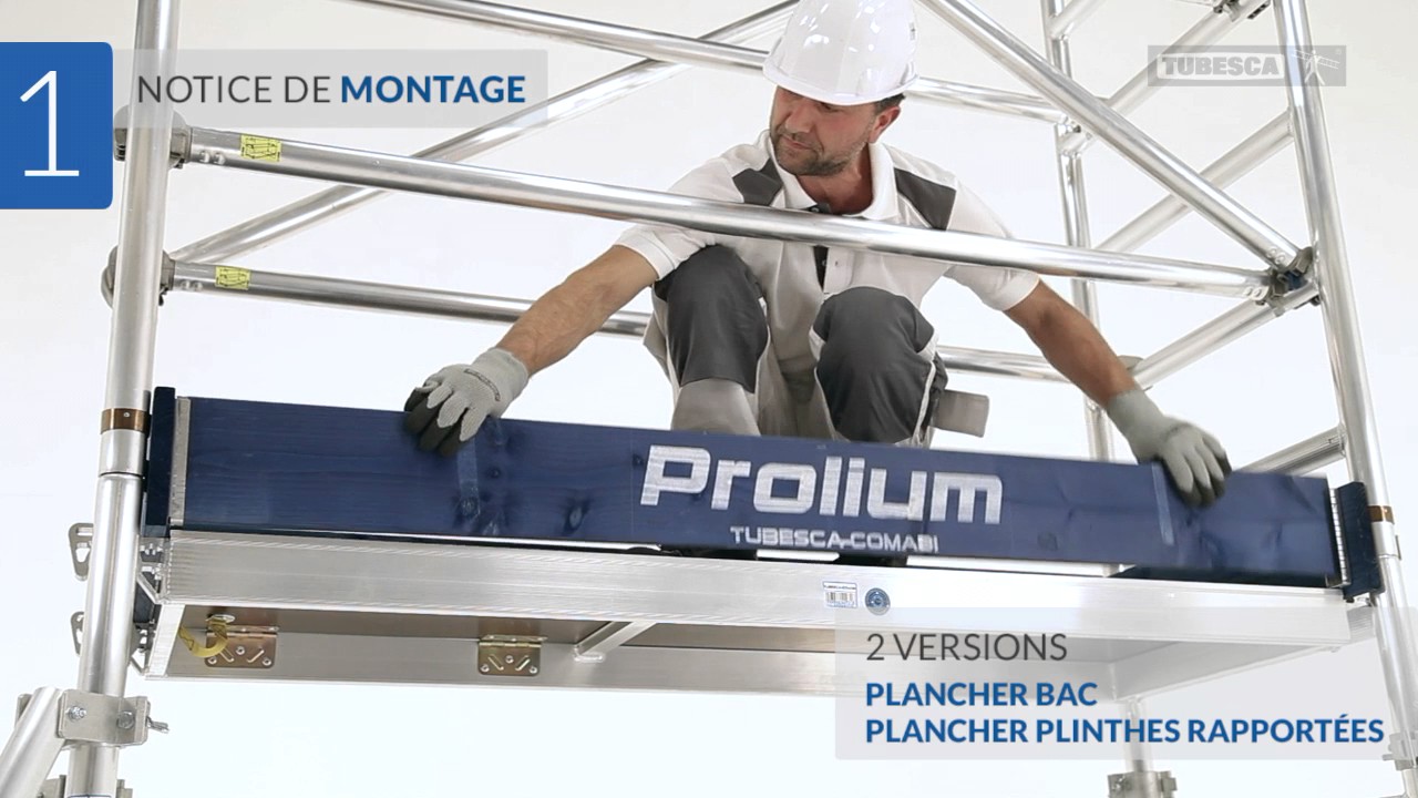 Notice de montage Prolium : échafaudage roulant