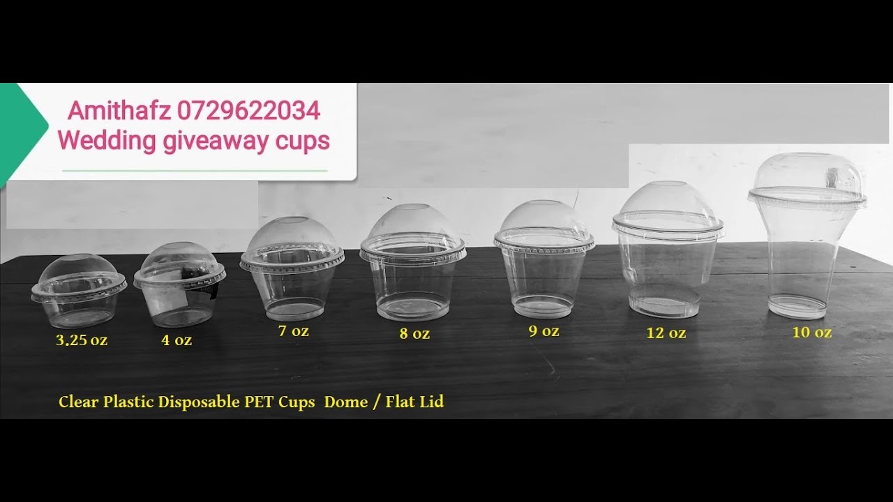PET plastic giveaway cupcakes dessert soup drinking cups 3 Oz 10 Oz Amithafz wholesale supplier pett