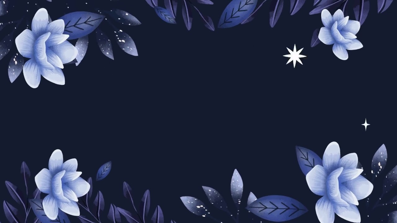 4K Wedding Floral Invitation Background Video | Stocklate #backgroundvideo