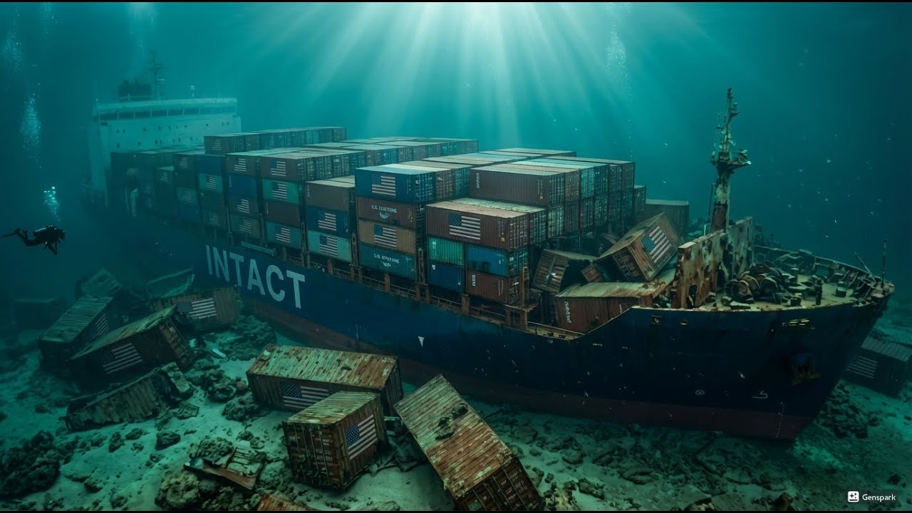 INTACT! Massive American Ship Found After 80 Years - Containers Intact !
