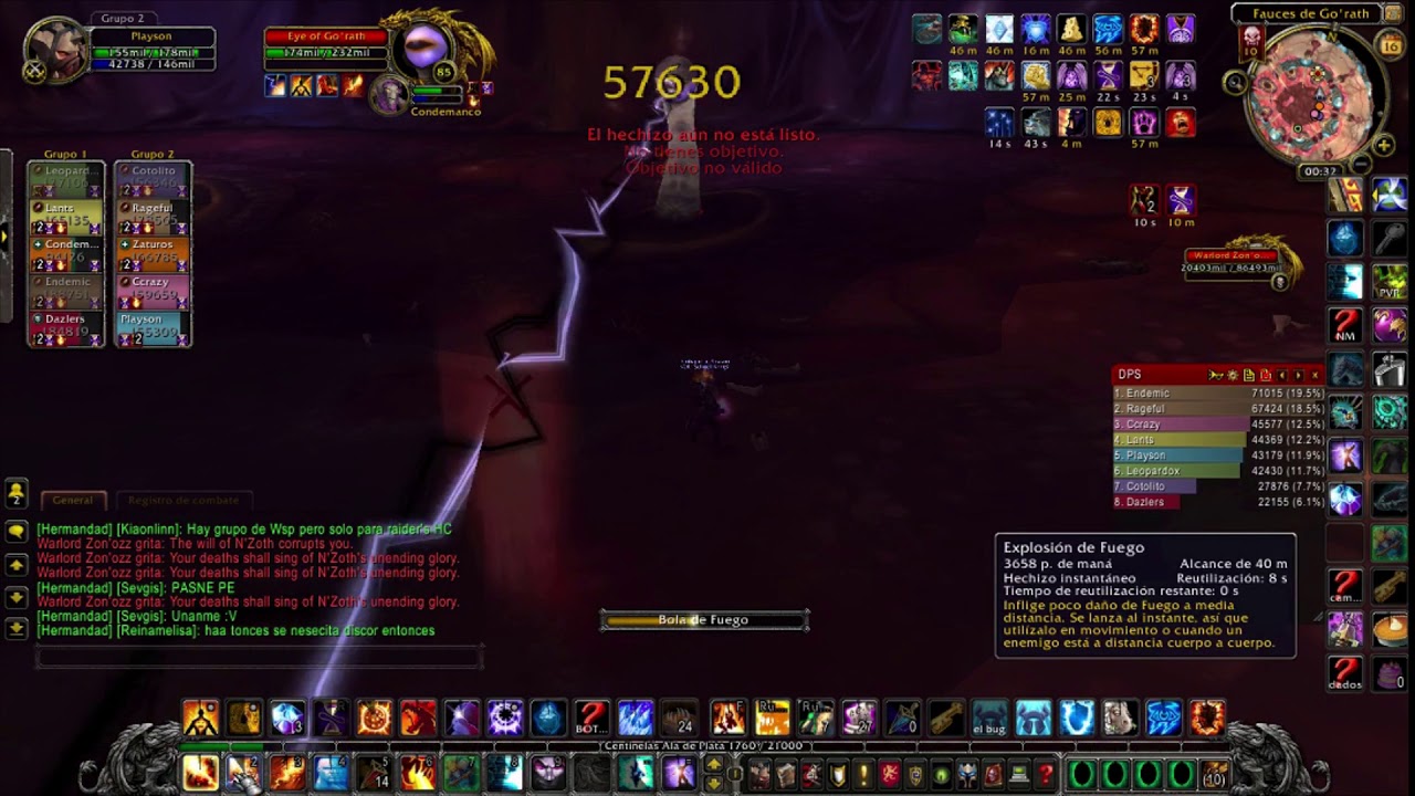 Haciendo DPS Con Mago Fuego 4.3.4