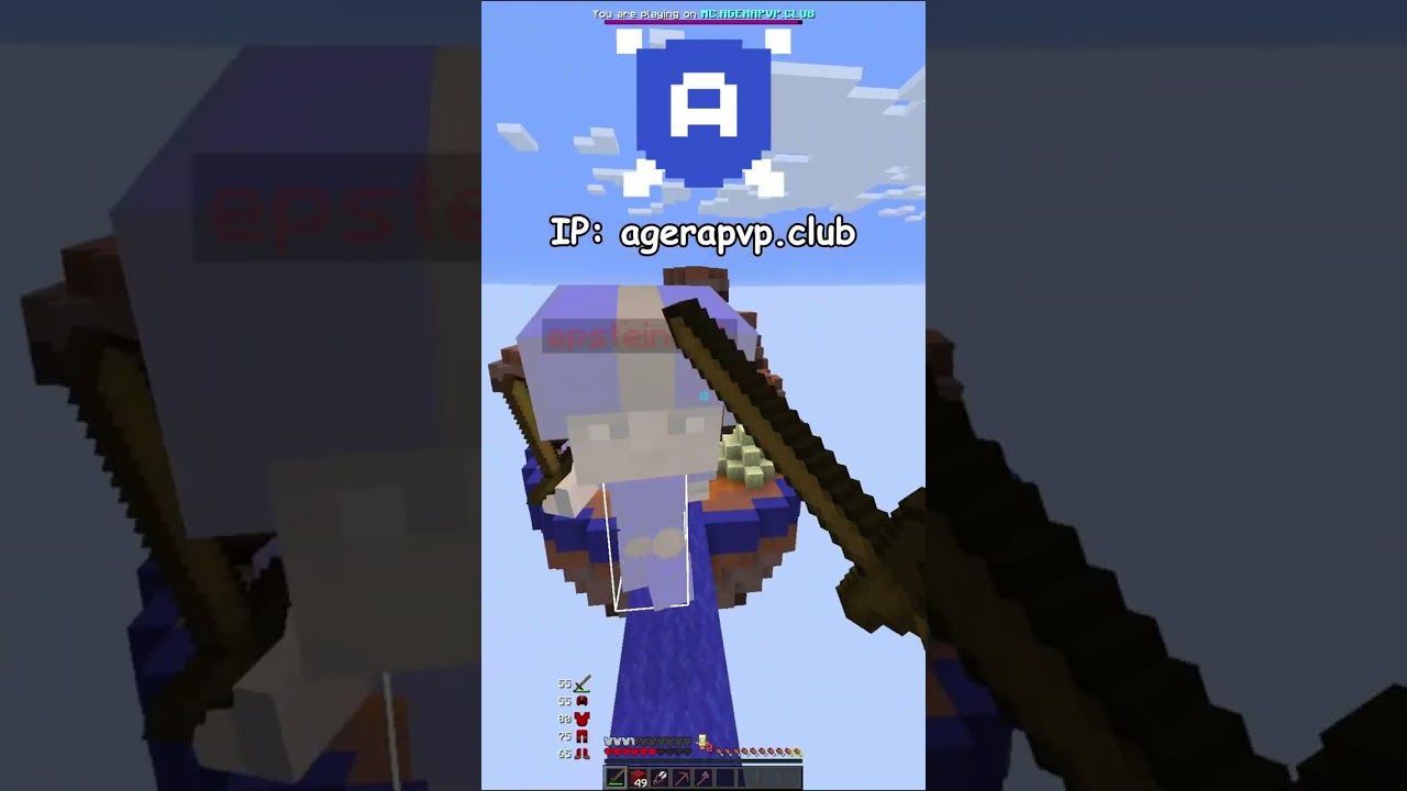 🔥Джеффри Эпштейн оказался СЛАБЕНЬКИМ ЯЩЕРОМ на AgeraPVP Club | #minecraft #shorts #asmr #pvp