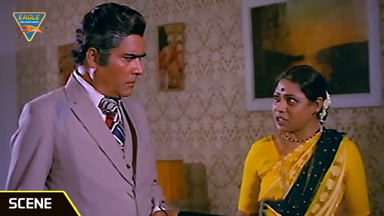 Teja Hindi Dubbed Movie || Rao Gopal Rao Best Emotional Scene || Chiranjeevi, Nalini, Suhasini