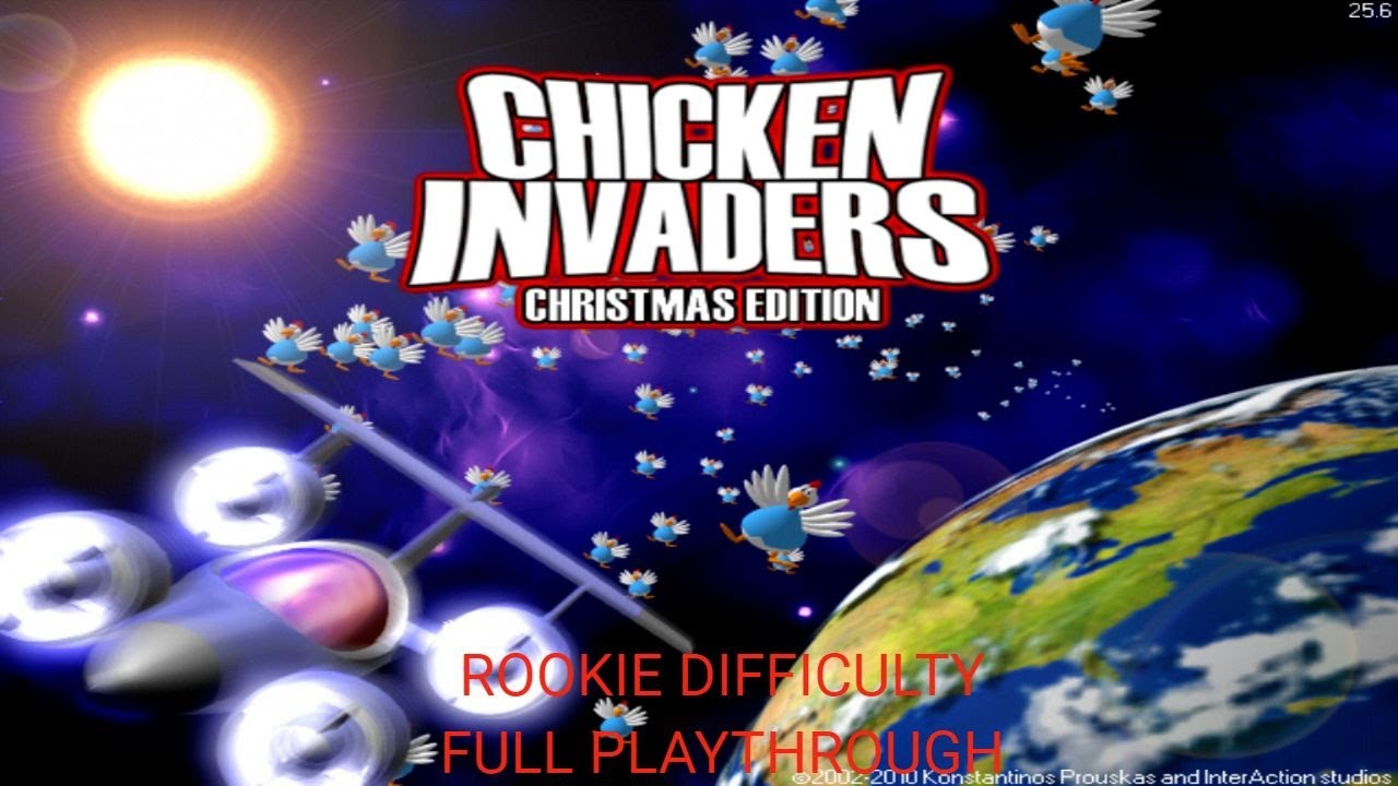 Merry Christmas! - Chicken Invaders 2 Christmas Edition Full Playthrough (Rookie, no death)