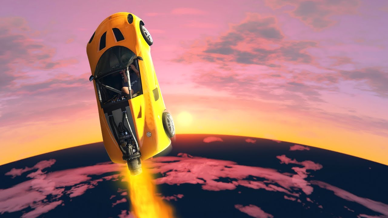 SPACE ROCKET VEHICLE! (GTA 5 Funny Moments)