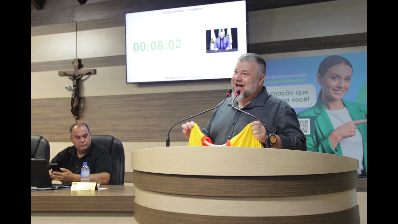24/02/2026 - Cacá Tavares defende apoio do Executivo a práticas esportivas tradicionais de Brusque