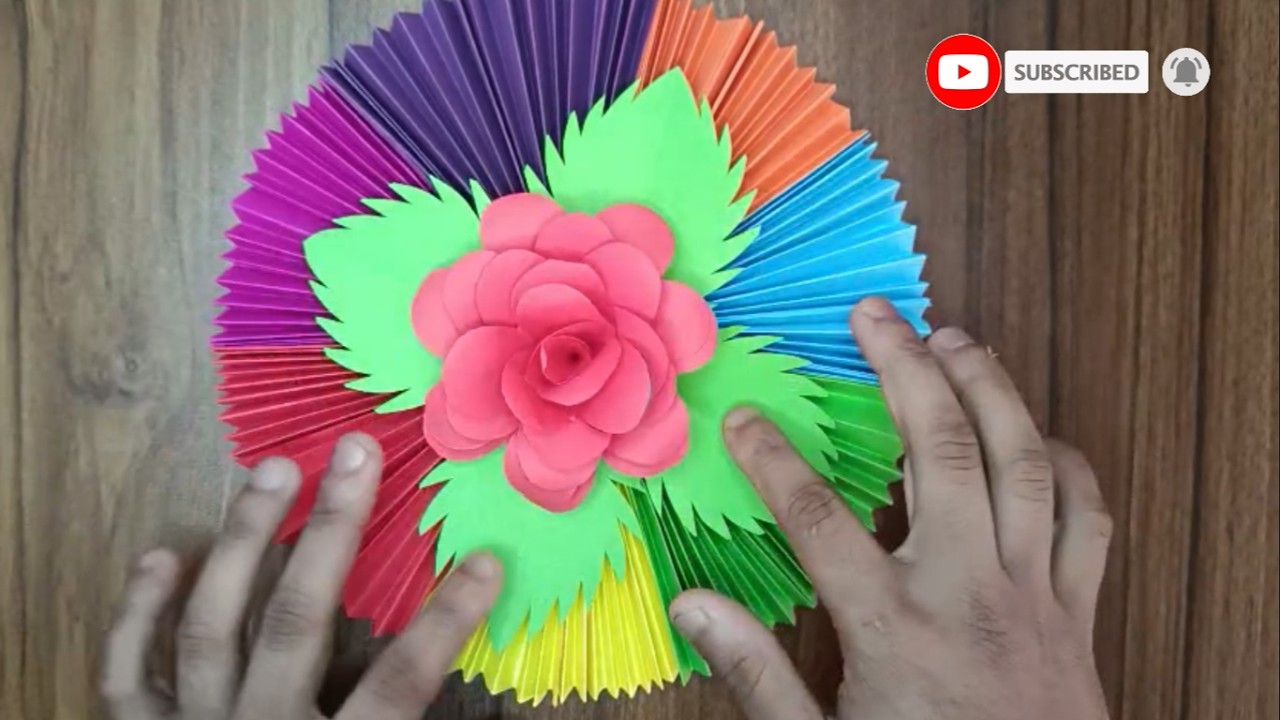 How to make origami paper easy rose flower l easy flower