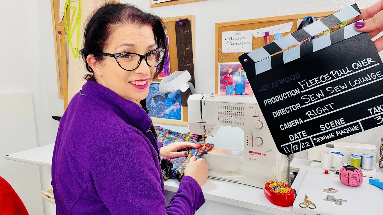 Fleece Jacket Pullover with Zipper: Behind the Scenes Sewing McCall's 8143