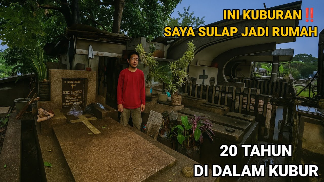 20 TAHUN TINGGAL DI DALAM KUBURAN BAHKAN TIDAK TERLIHAT SEPERTI RUMAH