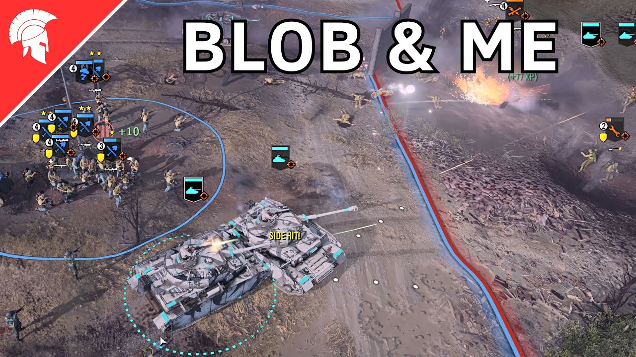 Company of Heroes 3 - BLOB & ME - Wehrmacht Gameplay - 4vs4 - No Commentary