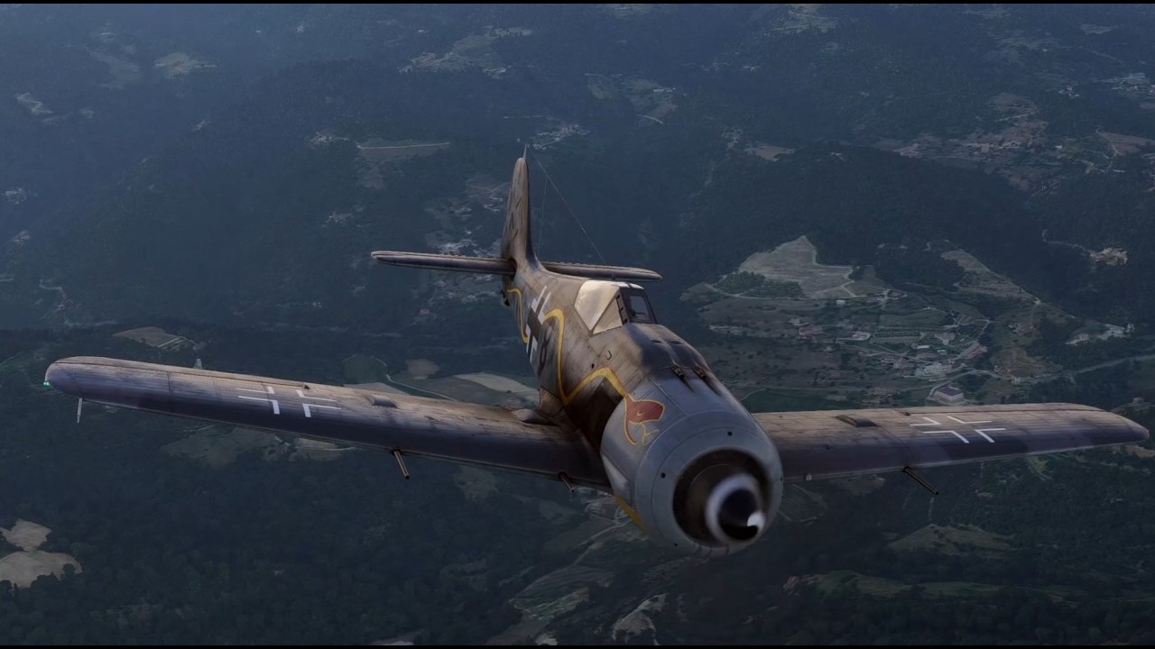 FW190 & B25J Over Ardèche & Corsica