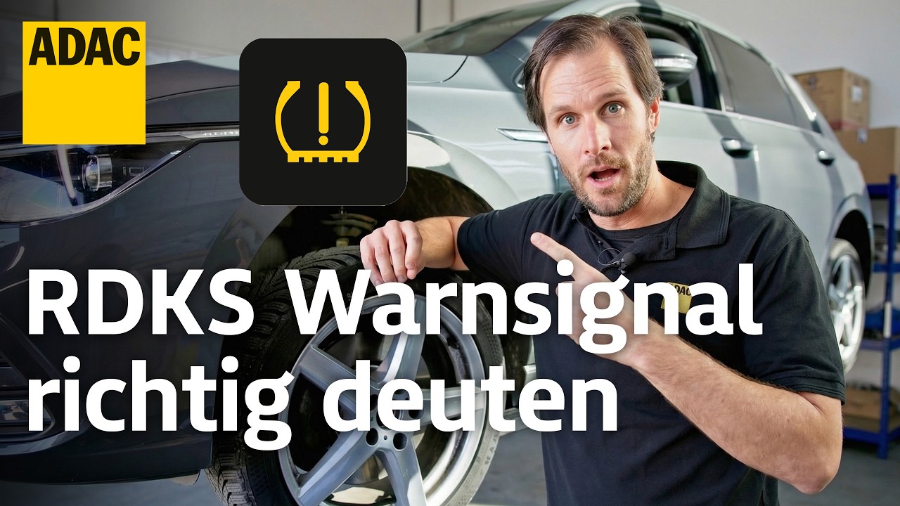 Reifendruck WARNUNG im Auto? Fehler erkennen & richtig reagieren I ADAC