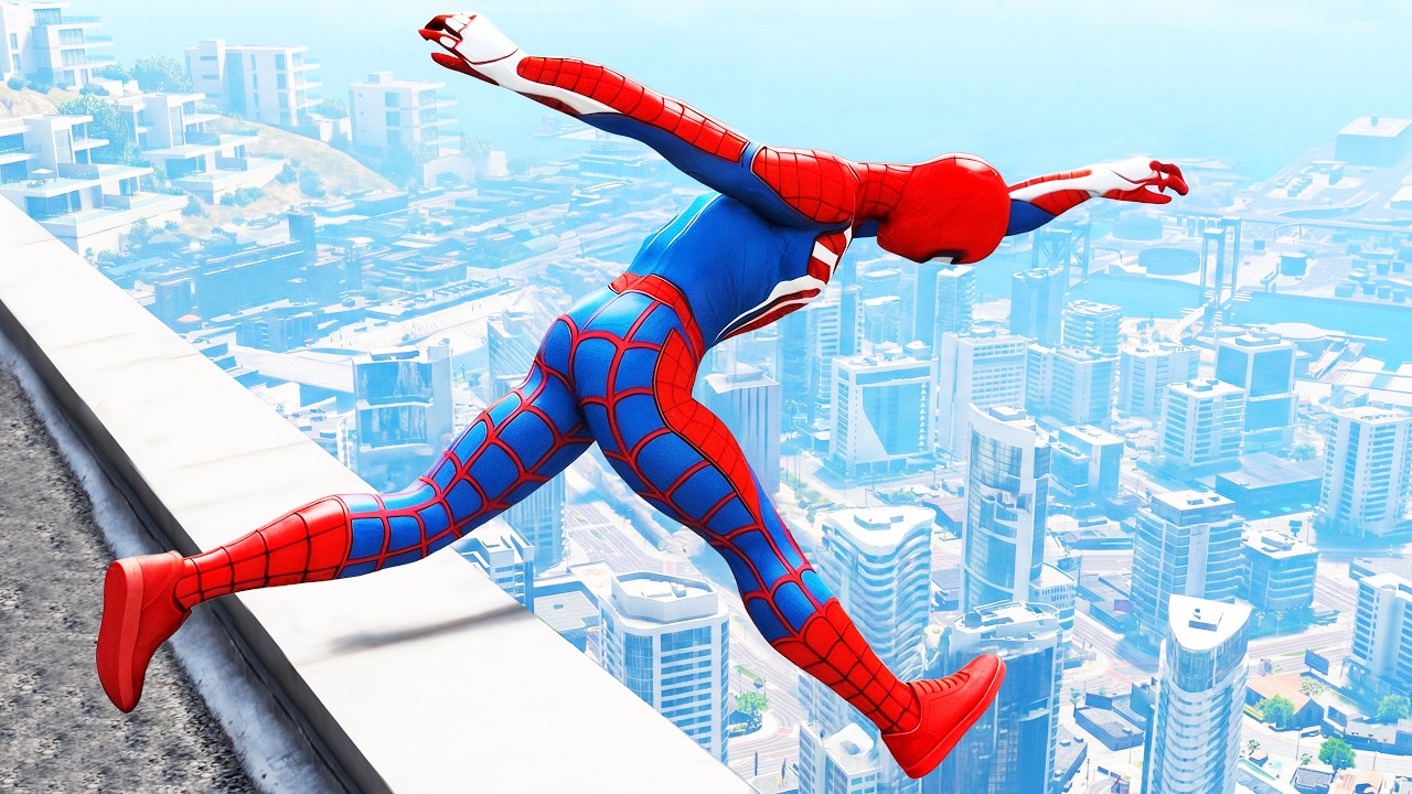 Spiderman Funny Gameplay Moments (GTA 5 Spider-Man Fails) #2