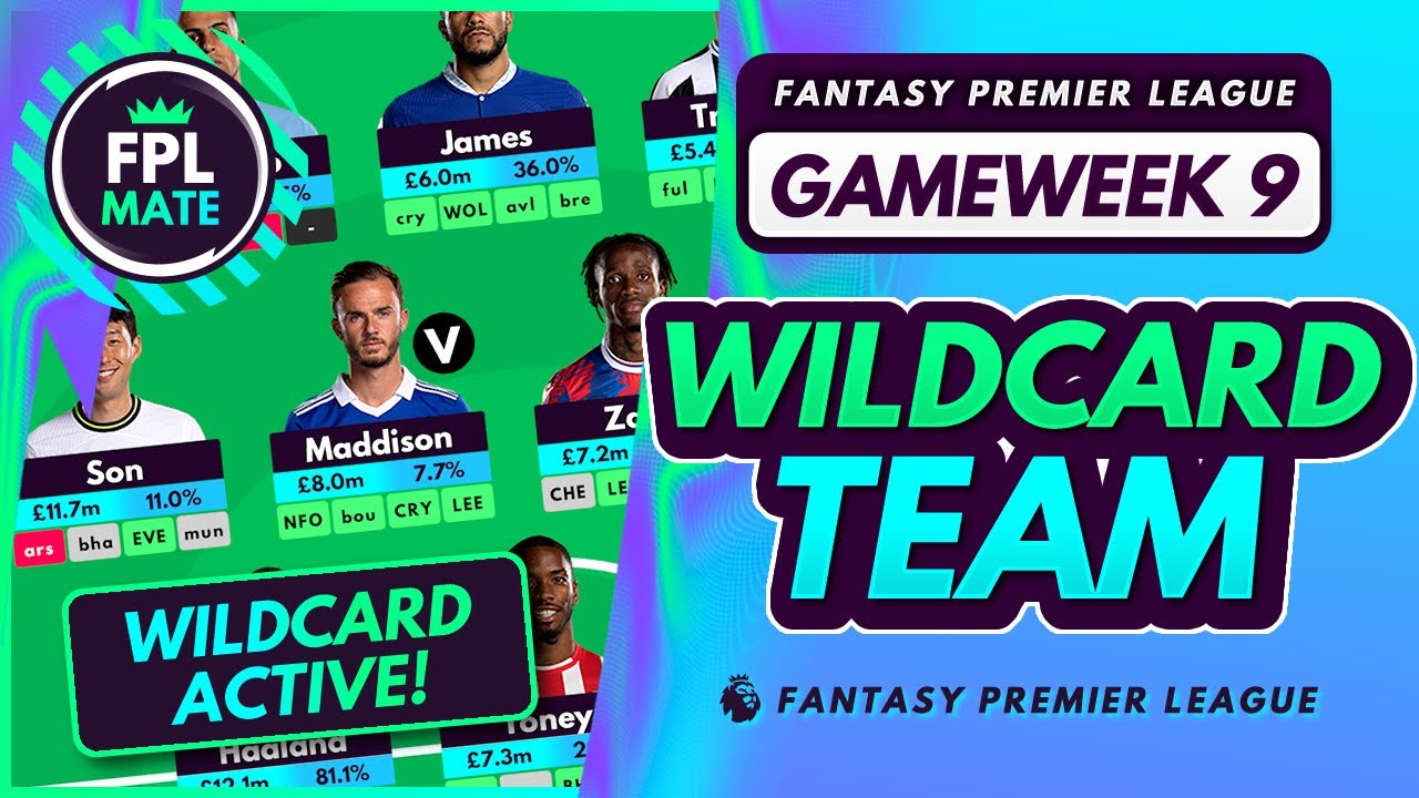FPL GW9 BEST WILDCARD TEAM! | Wildcard Template for Gameweek 9 Fantasy Premier League 2022-23