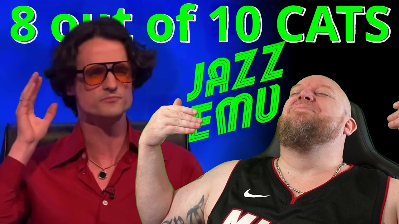 HE IS MY SPIRIT ANIMAL! Jazz Emu - 8 out of 10 Cats Does Countdown  REACTION
