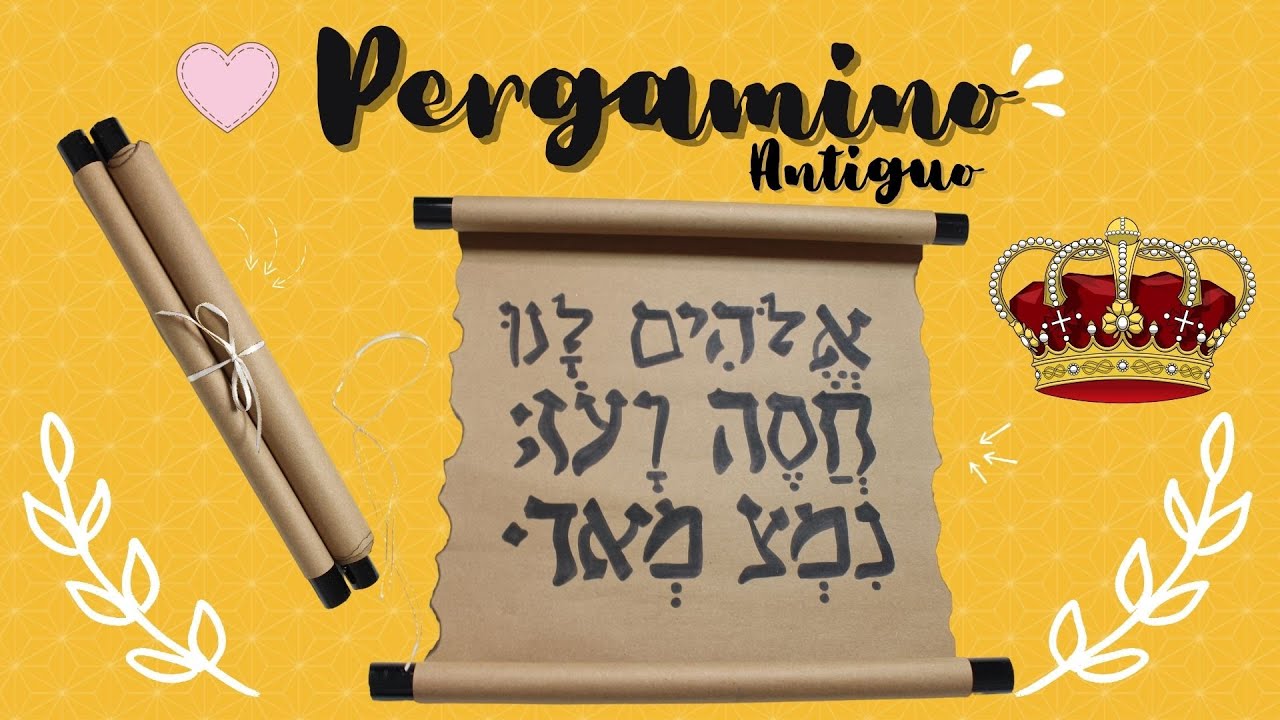 🤴🏼Como hacer un PAPIRO o PERGAMINO ANTIGUO 🧾 | Manualidades | Kelly Sáenz