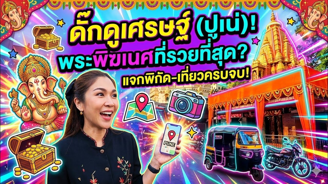 พระพิฆเนศ ดั๊กดูเศรษฐ์ (Dagadusheth) ปูเน่