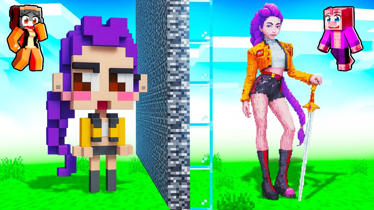 Podvádím s K-POP DEMON HUNTERS ve STAVEBNÍ SOUTĚŽI v Minecraftu!
