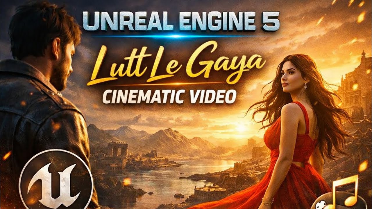 Unreal Engine 5 visuals + Lutt Le Gaya vibes = Pure Cinematic Feel 🔥🎶 #unrealengine #unrealengine5 