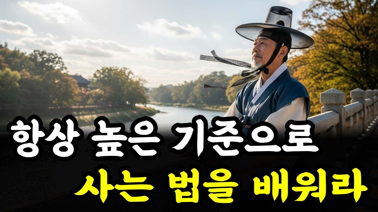 항상 높은 기준으로 사는 법을 배워라 | 인생 철학 | 고인의 가르침