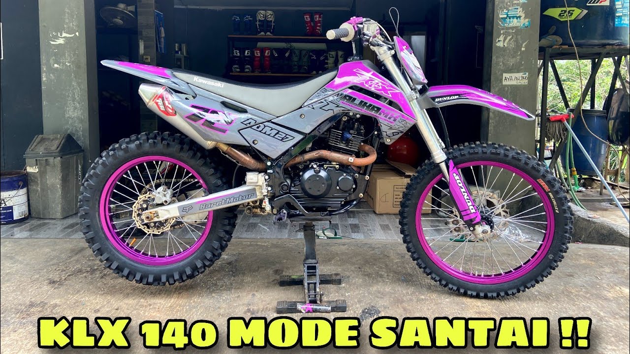 REVIEW KLX 140 REPLIKA RASA PABRIKAN ‼️