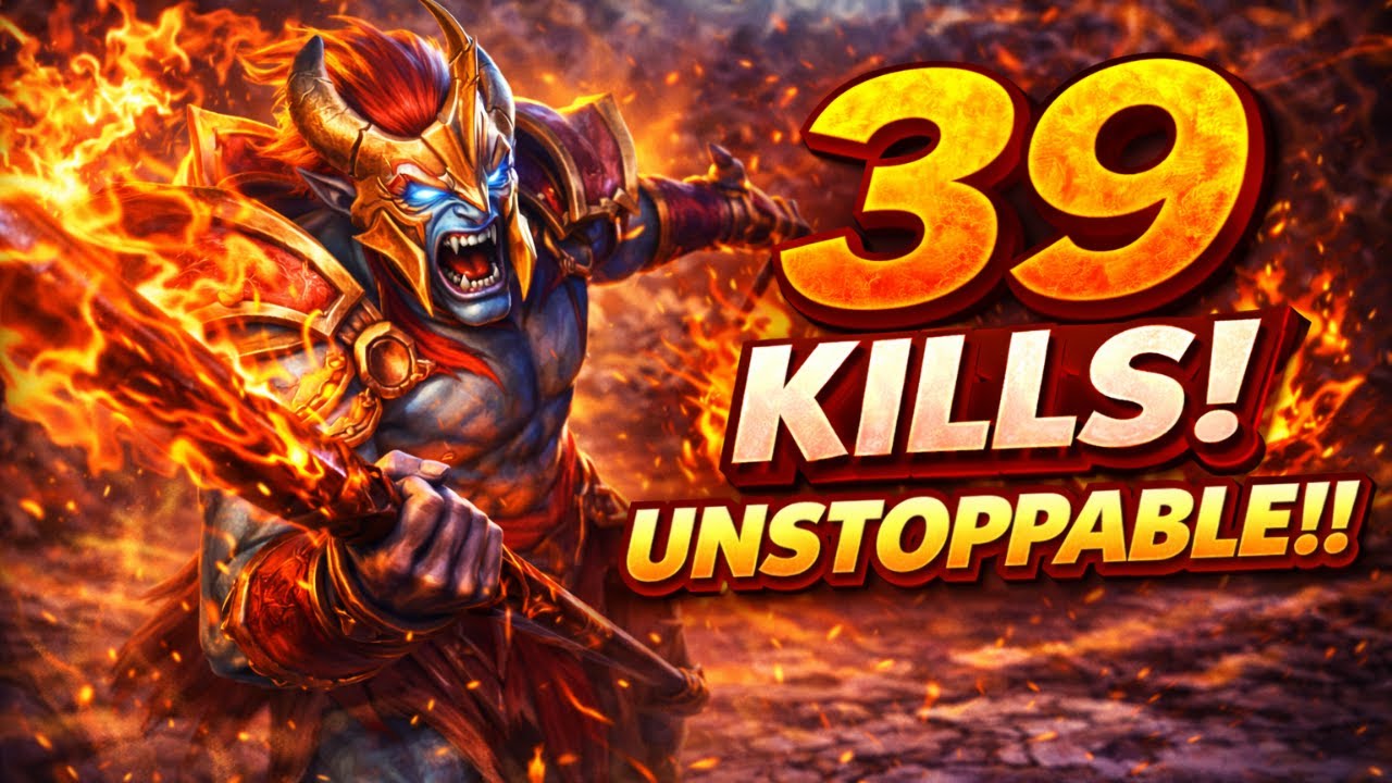 Huskar Pure Madness | 39 Kills | Unstoppable Huskar | Dota 2