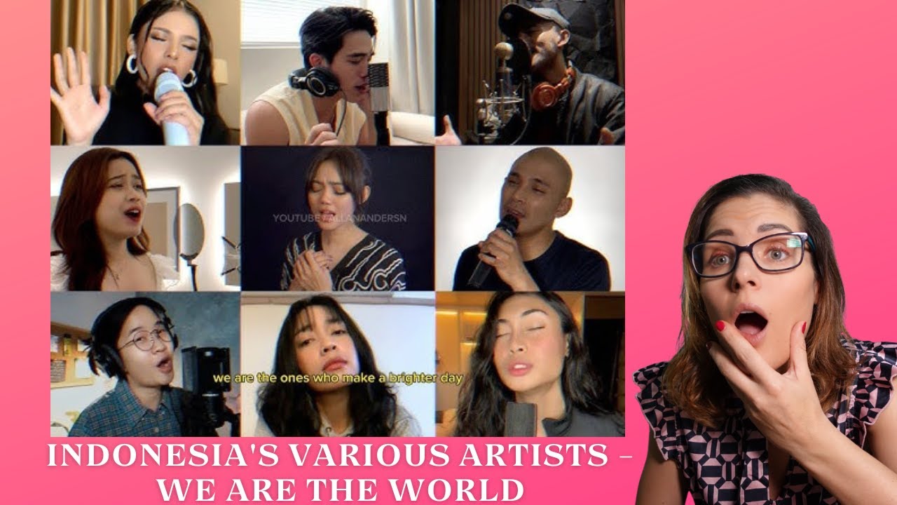 Indonesia's Various Artists - We Are The World (Cover) | Music Reaction |