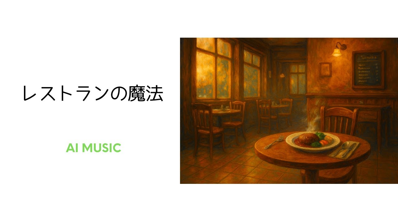 レストランの魔法　AI Original Song